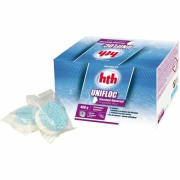 HTH® - Unifloc Pastilles 40g - Floculant universel pour piscine - 400g - 00251462