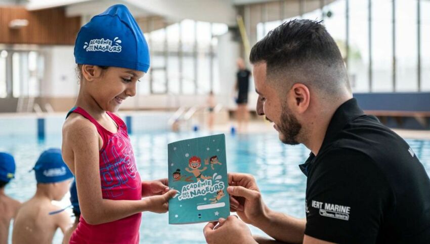 Vert Marine harmonise son école de natation  l’« Académie des P’tits Nageurs ».&nbsp;&nbsp;