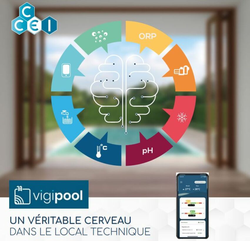 Vigipool, un local technique piscine complet par CCEI
&nbsp;&nbsp;