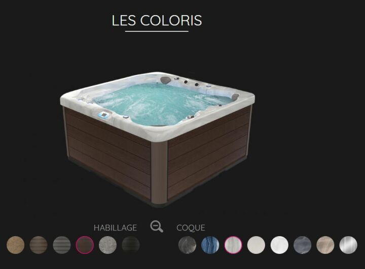 Visualisez votre futur spa en 3D et configurez-le en ligne selon vos envies ! Visualisez votre futur spa en 3D et configurez-le en ligne selon vos envies !